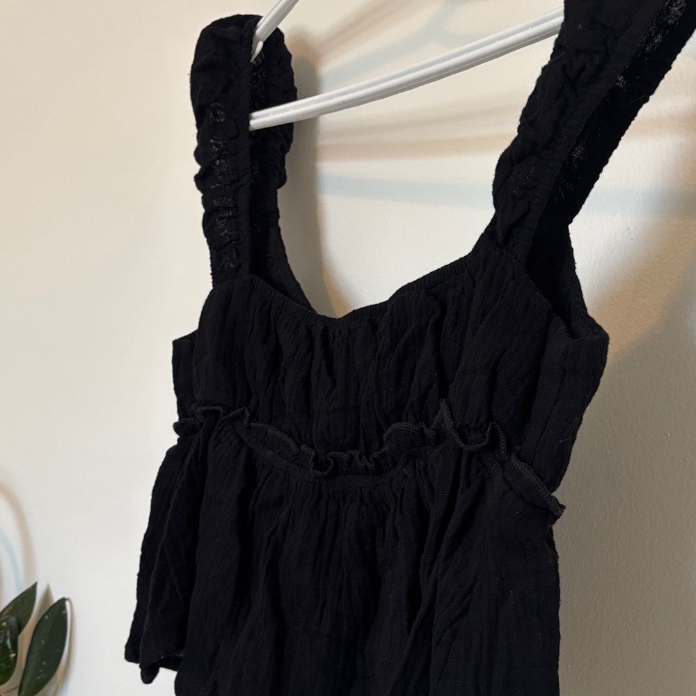 Princess Polly Elegant Black Sleeveless Crop Top - Picture 5 of 7